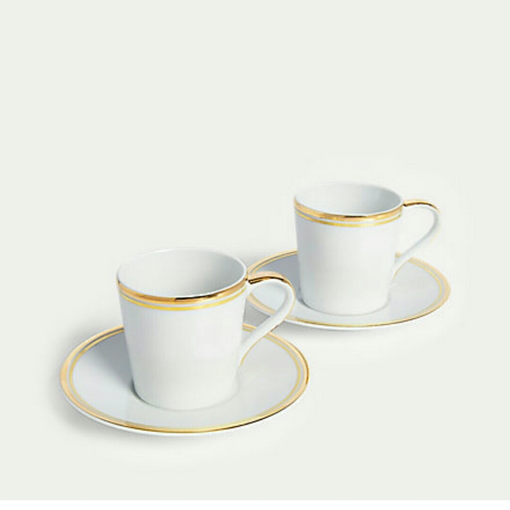 Wilshire Espresso Cup and Saucer Set of 2